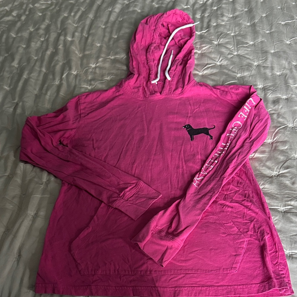 The Black Dog Pink Hoodie